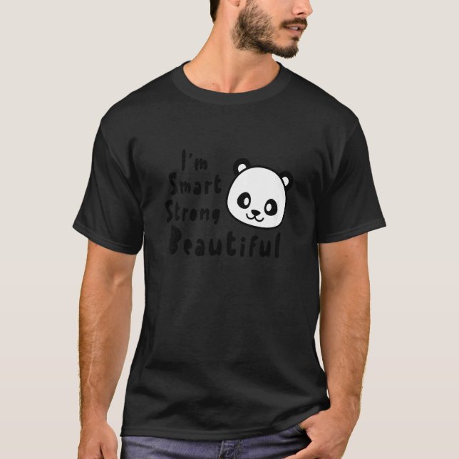 Camiseta Crianças Panda Confiança (Frente)