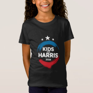 Camiseta Crianças Para Harris Presidente Crianças Amam Kama