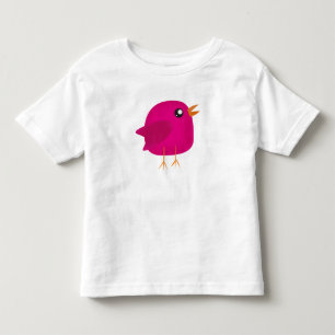 Camiseta Crianças passarinho fofo