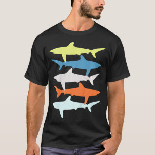 Camiseta Crianças Peixes Vintage Pesca de Verão Presente