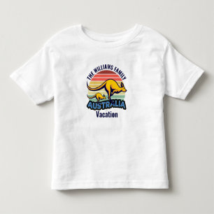 Camiseta Crianças Personalizadas Da Corte Trip Cute Kangaro