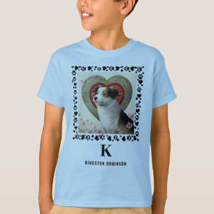 Camiseta Crianças Personalizadas do Monograma de Fotografia