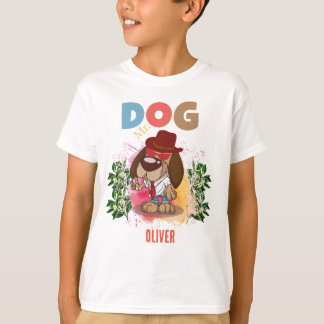 CAMISETA CRIANÇAS PESSOALIZADAS COM COR DE CACHORRO