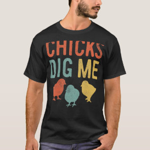 Camiseta Crianças Pintinhos De Páscoa Me Chickes De Vintage