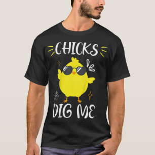 Camiseta Crianças Pintinhos Me Encaixam Páscoa Frangos Prim
