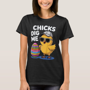Camiseta Crianças Pintinhos Me Encaixem Páscoas
