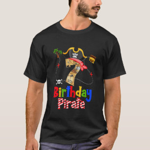 Camiseta Crianças piram 7 de aniversário decorações criança