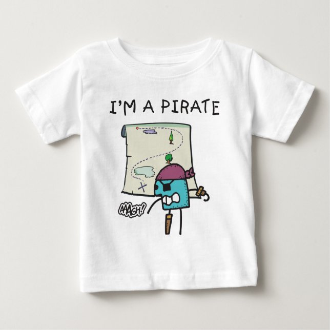 Camiseta Crianças Piratas (Frente)