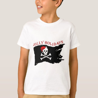 Camiseta Crianças Piratas de Natal
