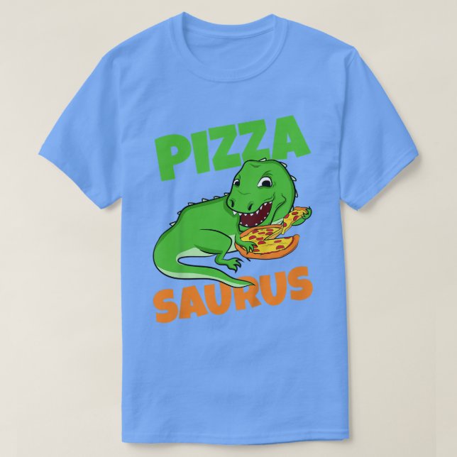Camiseta Crianças Pizzasaurus Toddler Pizza Dino Dinossaur  (Frente do Design)