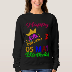 Camiseta Crianças Podem Meninas Aniversário 5 De Maio 3 Ano