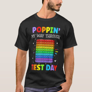 Camiseta Crianças Pop Ti Ti Testar Dia Prendendo Meu Caminh