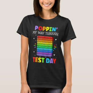 Camiseta Crianças Pop Ti Ti Testar Dia Prendendo Meu Caminh