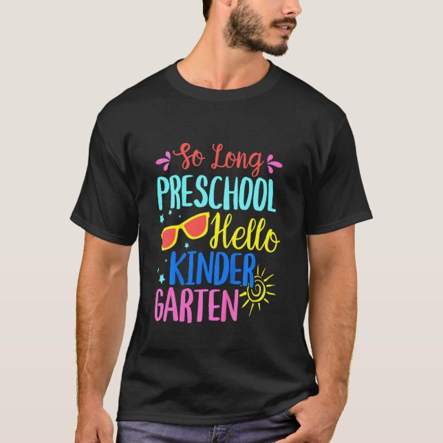 Camiseta Crianças - Pré-Escolas Longas Alô, Jardim de Infân (Frente)