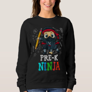 Camiseta Crianças Pré-K De Volta Para Meninos Ninja Da Esco