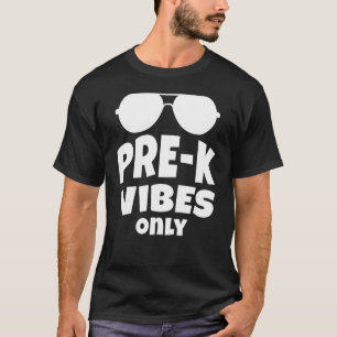 Camiseta Crianças Pré-K Víblias Apenas Legal 1rua Dia De Pr