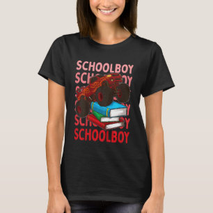 Camiseta Crianças Primeiro Ano Caminhão Monstro Escola Meni