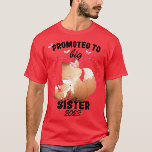Camiseta Crianças Promovidas À Irmã 2023 Pela Gravidez Anno