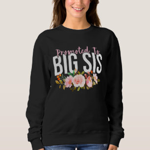 Camiseta Crianças Promovidas À Irmã Grande Meninas De Sis B
