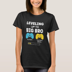 Camiseta Crianças Promovidas Para O Big Bro 2023 Nivelando