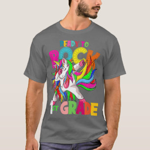 Camiseta Crianças prontas para balançar o unicórnio da séri