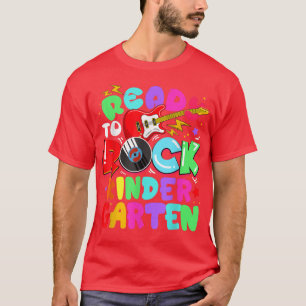 Camiseta Crianças Prontas Para Balançar O Violão Do Jardim 