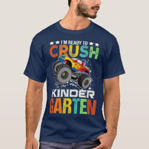 Camiseta Crianças prontas para esmagar o garoto monstro do 