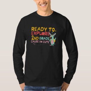Camiseta Crianças Prontas Para Explorar 2º Ano Cervo Fofo M