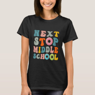 Camiseta Crianças Próxima Param Escola Secundária Gra