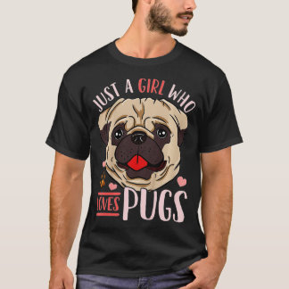 Camiseta Crianças Pug Gift