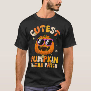 Camiseta Crianças Pumpkin Mais Cortado No Patch As Meninas