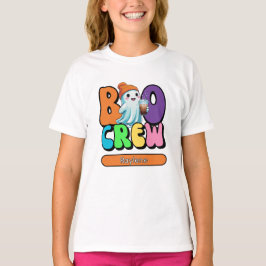 Camiseta Crianças que combinam fantasmas com gatos de tripu