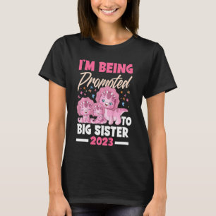 Camiseta Crianças que estou sendo promovido para a Grande I