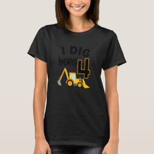 Camiseta Crianças que eu cavei sendo 4 da construção 4 do a