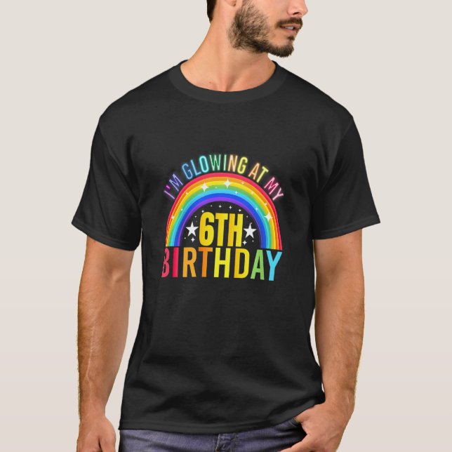 Camiseta Crianças que eu estou brilhando na minha Festa de  (Frente)