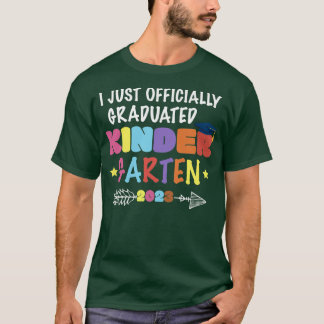 Camiseta Crianças que eu oficialmente me formei no jardim d