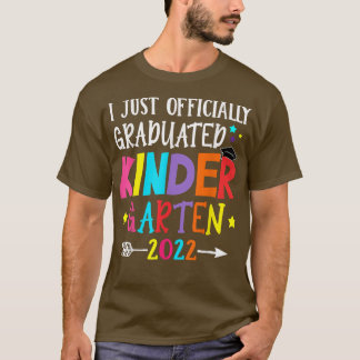 Camiseta Crianças que eu oficialmente me formei no jardim d