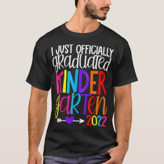 Camiseta Crianças que eu oficialmente me formei no jardim d