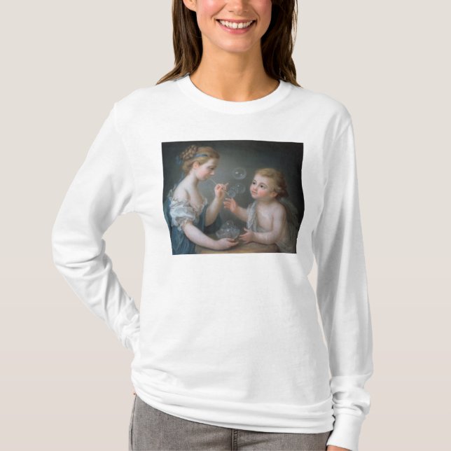 Camiseta Crianças que fundem bolhas (Frente)