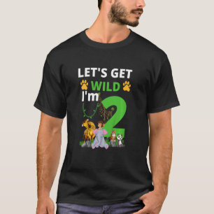 Camiseta Crianças que não se enlouquecem, sou 2 animais Saf