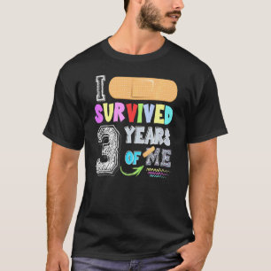Camiseta Crianças Que Sobrevivi A 3 Anos De Mim Escarnecem