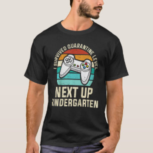 Camiseta Crianças que sobrevivi ao nível de quarentena próx