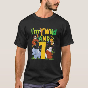 Camiseta Crianças que sou selvagem e um Zoológico Safari Te