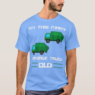 Camiseta Crianças que sou tantos Caminhões de Lixo Velhos -