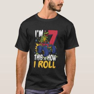 Camiseta Crianças que tenho 7 anos É assim que eu faço o ca