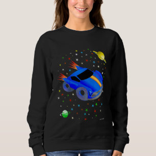 Camiseta Crianças RACE CAR ROCKET em ciências espaciais J Ú