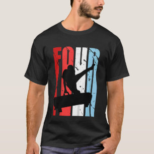 Camiseta Crianças Retro Colors Boys 4th Gymnastics Pommel H