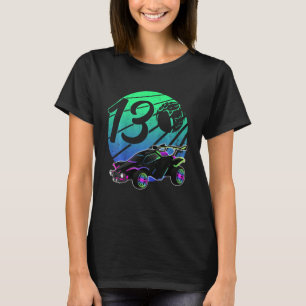 Camiseta Crianças Retro I 13º Aniversário I Carros Rc I Bol