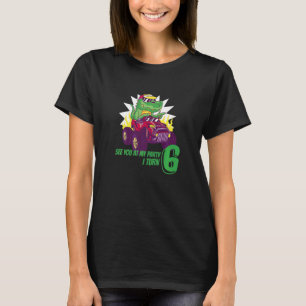Camiseta Crianças, Rex Monster Monstro de Aniversário, Eu V