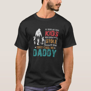 Camiseta Crianças roubam que me chamam de Pai Pai e impress